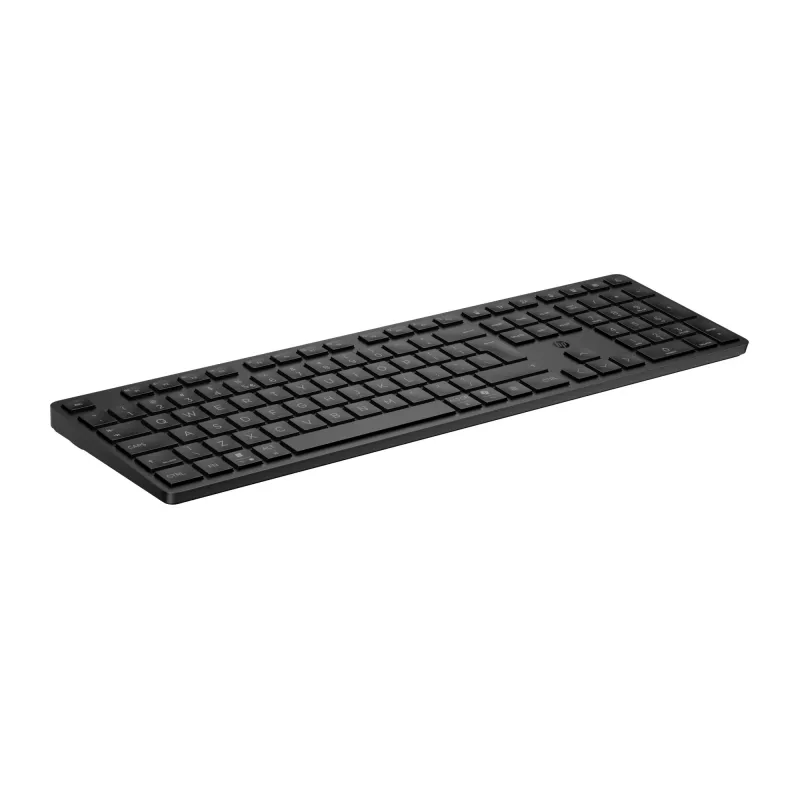 HP 495K Multi-Device Dual-Mode Keyboard, Full-size (100%), Wireless, USB + Bluetooth, Black