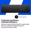 HP 495K Multi-Device Dual-Mode Keyboard, Full-size (100%), Wireless, USB + Bluetooth, Black