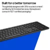 HP 495K Multi-Device Dual-Mode Keyboard, Full-size (100%), Wireless, USB + Bluetooth, Black