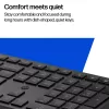 HP 495K Multi-Device Dual-Mode Keyboard, Full-size (100%), Wireless, USB + Bluetooth, Black