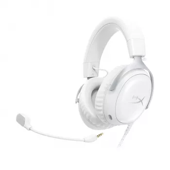 HyperX Cloud III - Gaming Headset (White), White, China, Thailand, Circumaural, Closed, 155 mm, 86.7 mm