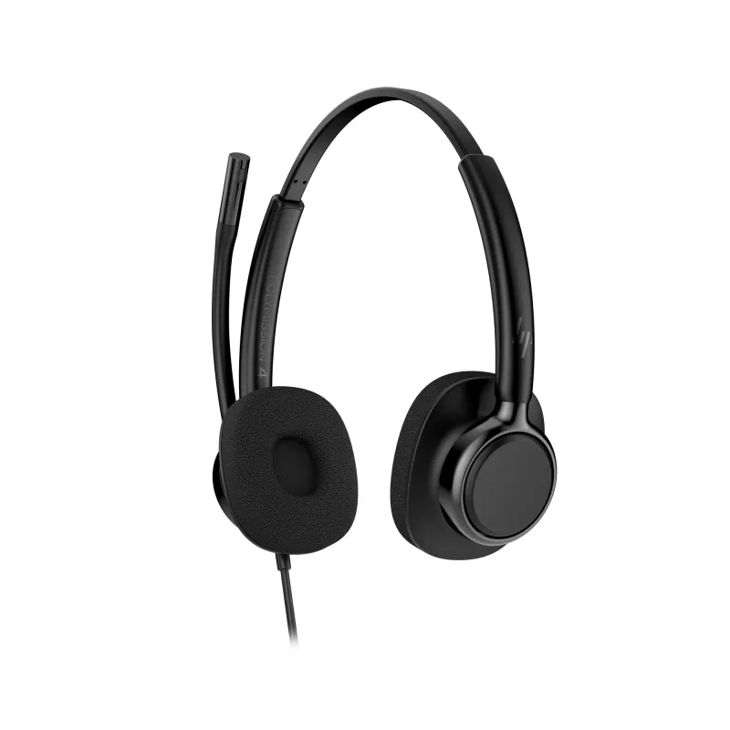 Wired Stereo Headset HP POLY Mission 425 Classic, USB connection, 126 g