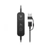 Wired Stereo Headset HP POLY Mission 425 Classic, USB connection, 126 g