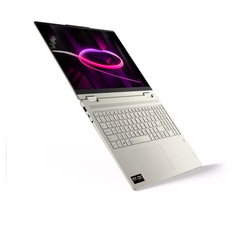 Lenovo Yoga 7 2-in-1 16AGP11 Copilot+ PC AMD Ryzen™ AI 7 445 Hybrid (2-in-1) 40.6 cm (16 inch) Touchscreen WQXGA+ 32 GB LPDDR5x-SDRAM 1 TB SSD Wi-Fi 7 (802.11be) Windows 11 Home German Seashell (colour)