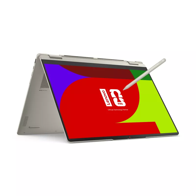 Lenovo Yoga 7 2-in-1 16AGP11 Copilot+ PC AMD Ryzen™ AI 7 445 Hybrid (2-in-1) 40.6 cm (16 inch) Touchscreen WQXGA+ 32 GB LPDDR5x-SDRAM 1 TB SSD Wi-Fi 7 (802.11be) Windows 11 Home German Seashell (colour)