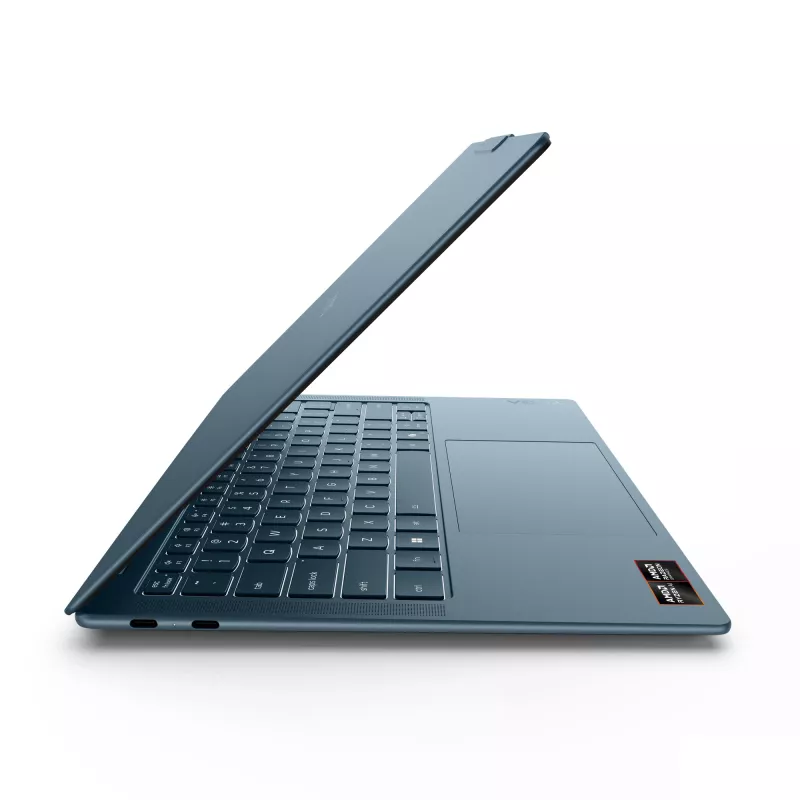 Lenovo Yoga Slim 7 14AGP11 Copilot+ PC AMD Ryzen™ AI 5 430 Laptop 35.6 cm (14 inch) WUXGA 16 GB 512 GB SSD Wi-Fi 7 (802.11be) Windows 11 Home German Teal