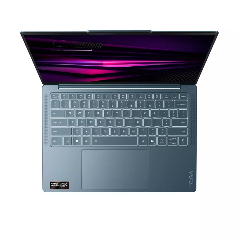 Lenovo Yoga Slim 7 14AGP11 Copilot+ PC AMD Ryzen™ AI 5 430 Laptop 35.6 cm (14 inch) WUXGA 16 GB 512 GB SSD Wi-Fi 7 (802.11be) Windows 11 Home German Teal