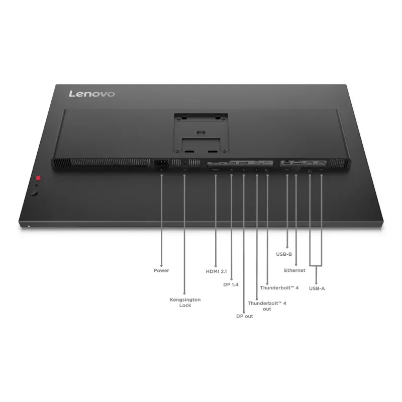 Monitor Lenovo ThinkVision P32UD-40 31.5 inch 4K UHD (3840×2160) IPS LCD, 6 ms, USB 3.2 Gen 2x2 hub, USB-C, VESA, height adjustable