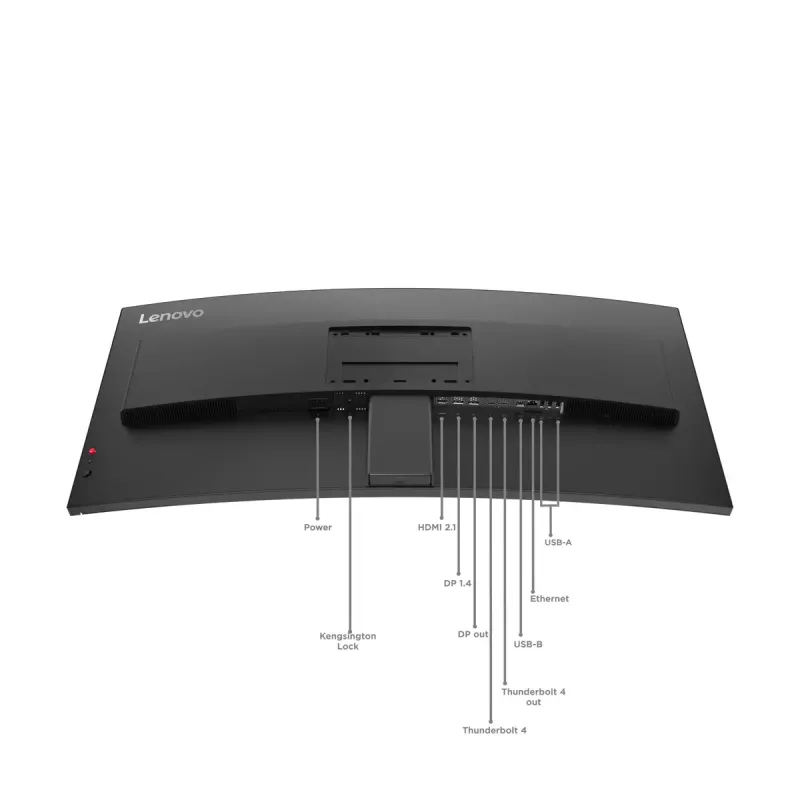 Monitor Lenovo ThinkVision P40WD-40 39.7 inch WUHD 5120x2160 LCD 21:9 6 ms USB hub Speakers Height-adjustable VESA