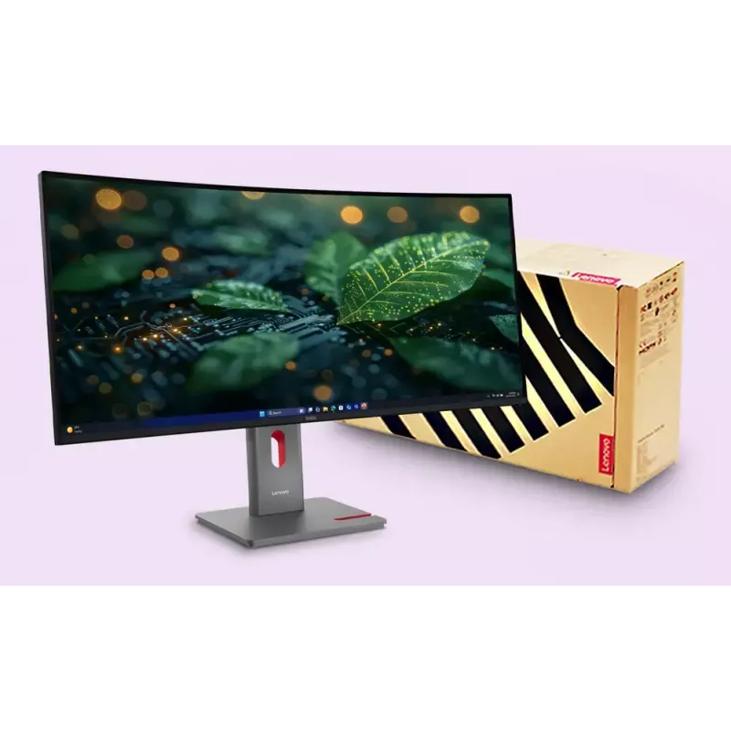 Monitor Lenovo ThinkVision P40WD-40 39.7 inch WUHD 5120x2160 LCD 21:9 6 ms USB hub Speakers Height-adjustable VESA
