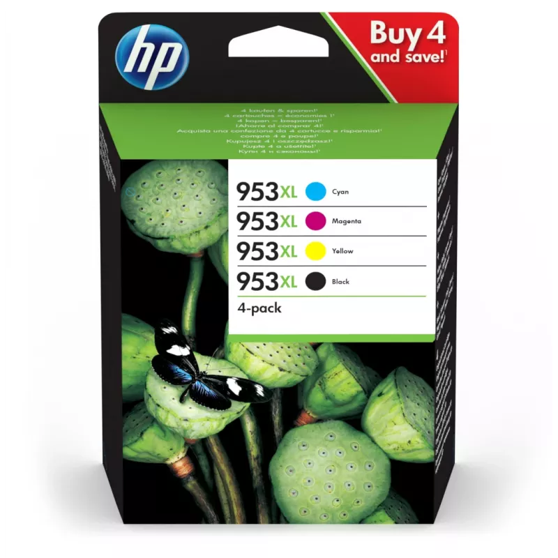 HP 953XL ink cartridge Original High (XL) Yield Black, Cyan, Magenta, Yellow