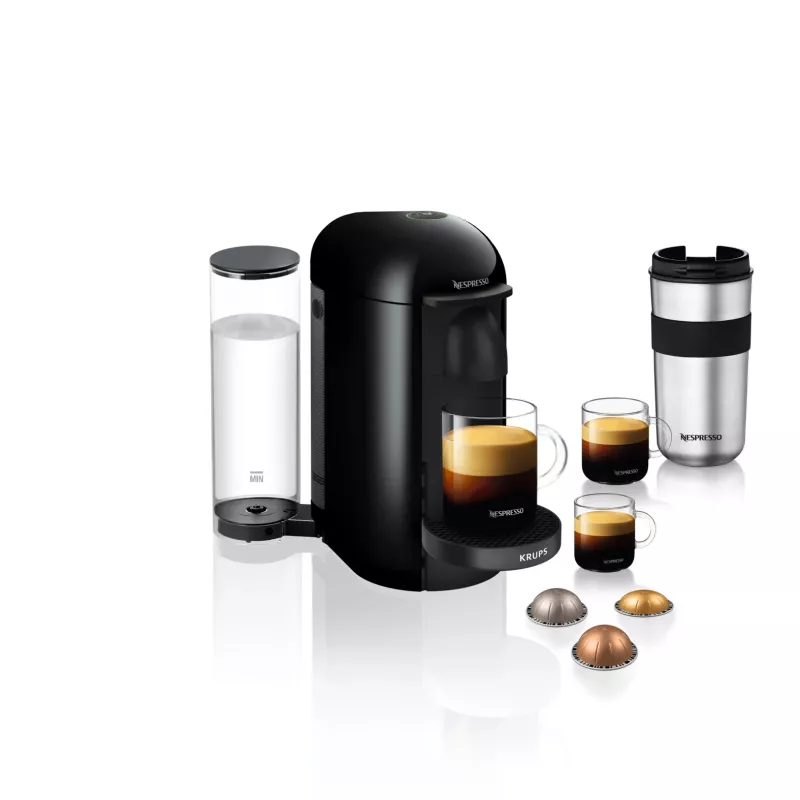 Espresso and Coffee Capsule Machine KRUPS Nespresso Vertuo XN903810 black