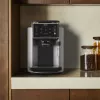 Espresso machine KRUPS Sensation EA910E — fully automatic, 1.7 L water tank, built-in grinder, 2 spouts, 1450 W