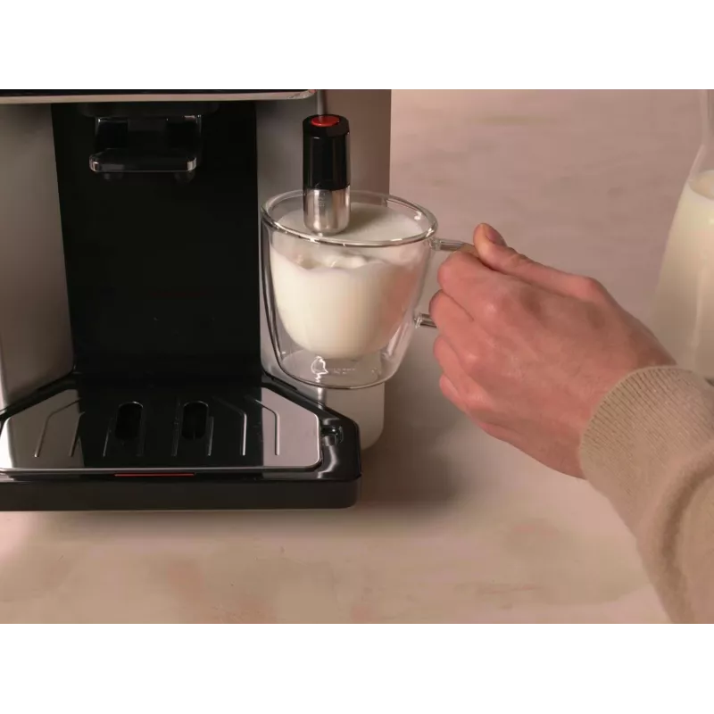 Espresso machine KRUPS Sensation EA910E — fully automatic, 1.7 L water tank, built-in grinder, 2 spouts, 1450 W