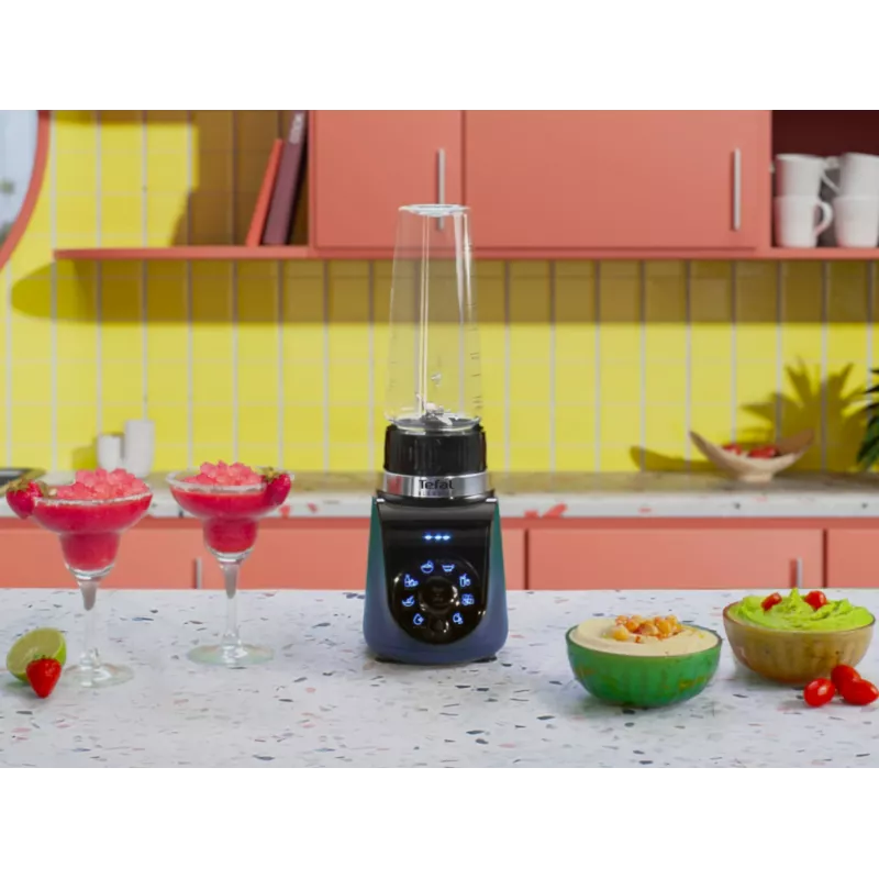 Tefal Blend Up BL19H4F0 blender 0.85 L Tabletop blender 1000 W Blue, Transparent