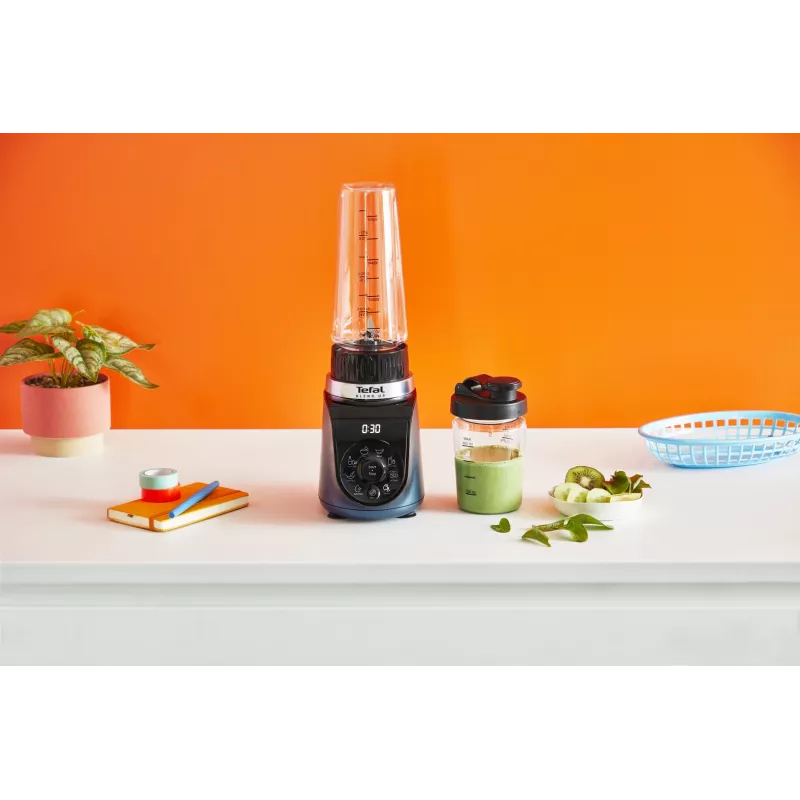 Tefal Blend Up BL19H4F0 blender 0.85 L Tabletop blender 1000 W Blue, Transparent