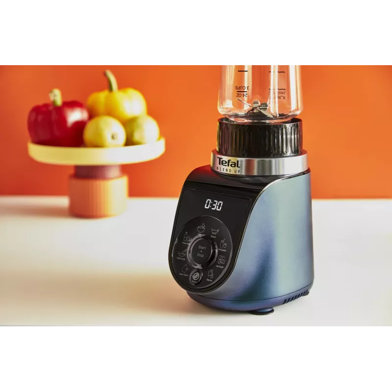 Tefal Blend Up BL19H4F0 blender 0.85 L Tabletop blender 1000 W Blue, Transparent