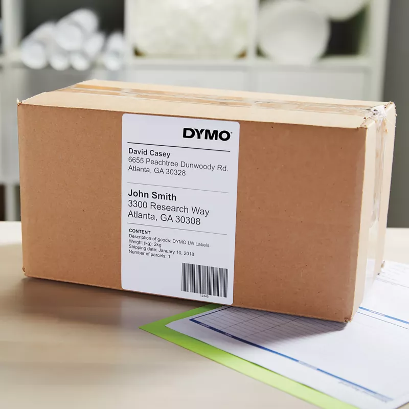Shipping Labels Dymo LabelWriter Extra Large 104×159 mm Self-Adhesive 6 Rolls, 1,320 Labels for LabelWriter 4XL/5XL