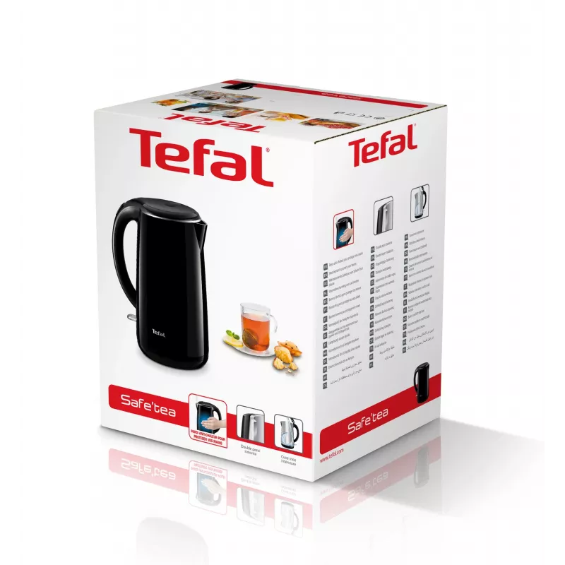 Tefal Safe'Tea KO2608 electric kettle 1.7 L 1800 W Black