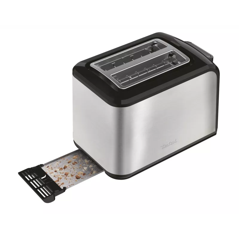Tefal Express TT410D toaster 7 2 slice(s) 850 W Black, Stainless steel