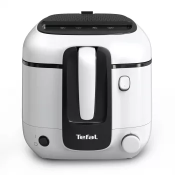 Deep fryer Tefal Super Uno FR3101 — single 1800 W, 1.5 kg food capacity, 2.2 L oil, black/white