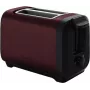 Toaster MOULINEX LT5S05E0 — 2-slice, 1300 W, stainless steel housing, black/red