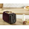 Toaster MOULINEX LT5S05E0 — 2-slice, 1300 W, stainless steel housing, black/red