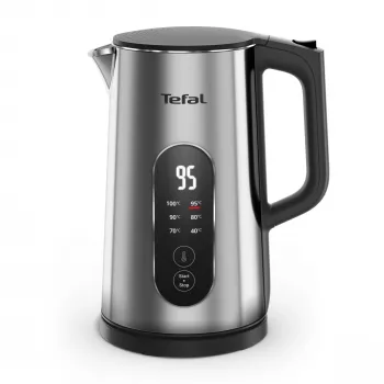 Tefal Selection KI871DE0 electric kettle 1.7 L 1500 W Black, Stainless steel