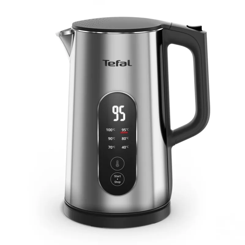 Tefal Selection KI871DE0 electric kettle 1.7 L 1500 W Black, Stainless steel