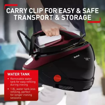 Tefal Pro Express Protect GV9230 2600 W 1.8 L Black, Burgundy