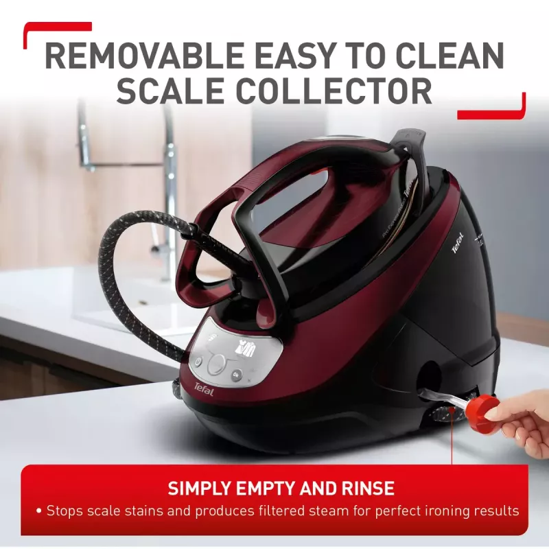 Tefal Pro Express Protect GV9230 2600 W 1.8 L Black, Burgundy