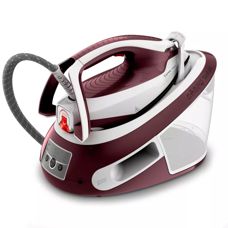 Tefal Express Vision SV8150 2800 W 1.8 L Durilium AirGlide Autoclean soleplate Red, White