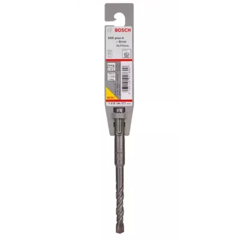 Hammer drill bit Bosch SDS Plus-5 — 8 mm, for rotary hammer and drilling