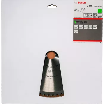 Bosch Optiline Wood Circular Saw Blades, Wood, 30.5 cm, Bosch, 798 g, 1 pc(s)