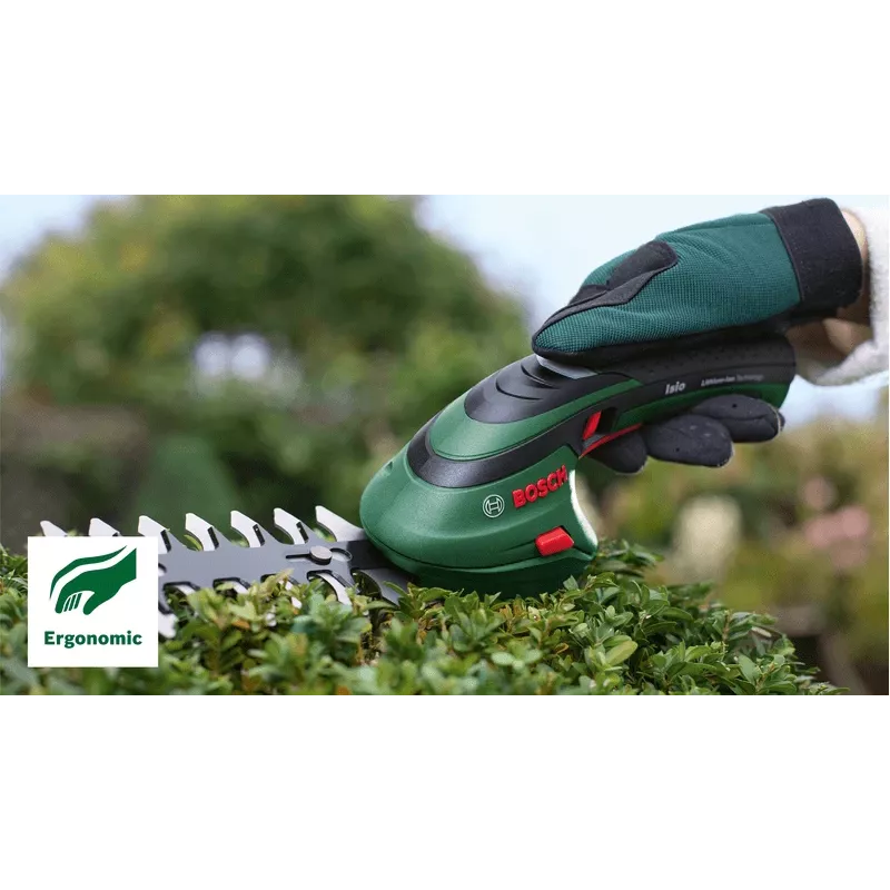 Bosch Isio cordless grass shear 8 cm 3.6 V Black, Green