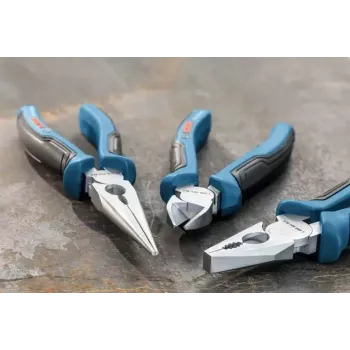 Pliers set Bosch 1 600 A01 6BG Chromium-vanadium steel Rubber handle