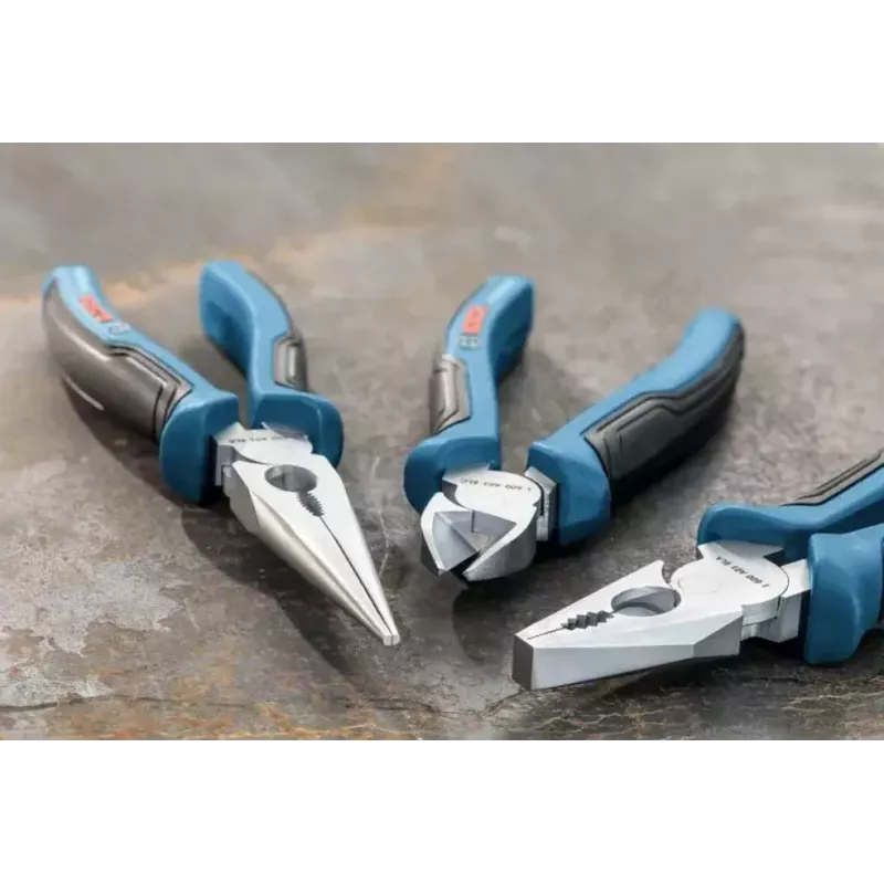 Pliers set Bosch 1 600 A01 6BG Chromium-vanadium steel Rubber handle