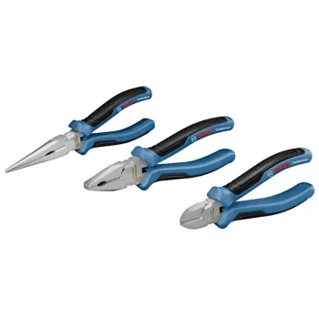 Pliers set Bosch 1 600 A01 6BG Chromium-vanadium steel Rubber handle
