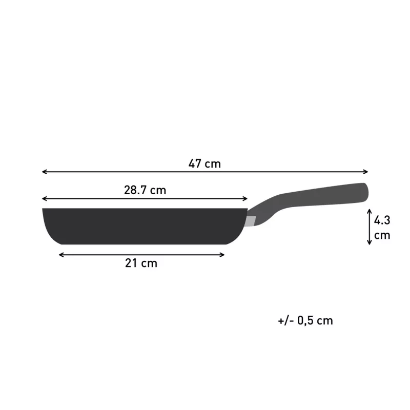 Tefal Change Black C4760625 frying pan All-purpose pan Round