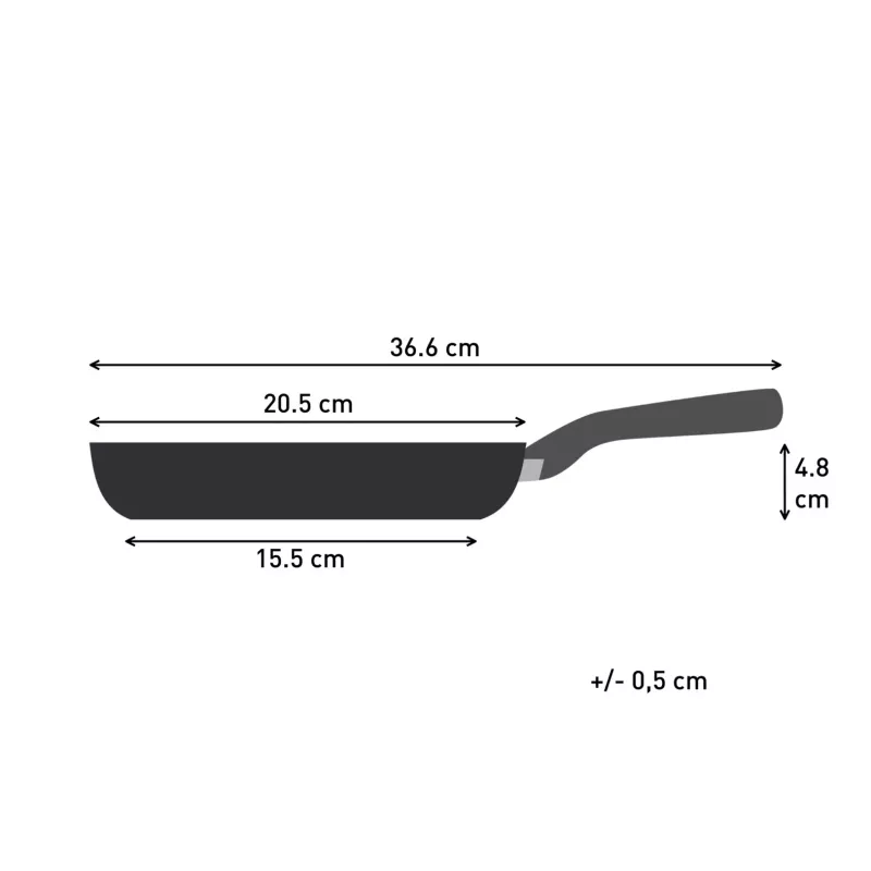Tefal Change Black C4760225 frying pan All-purpose pan Round