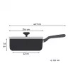 Tefal Change Black C4763225 frying pan Saute pan Round