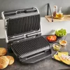 Contact grill Tefal Optigrill+ XL GC727D10 — 2000 W, rectangular metal housing, 445×365×175 mm