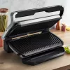 Contact grill Tefal Optigrill+ XL GC727D10 — 2000 W, rectangular metal housing, 445×365×175 mm