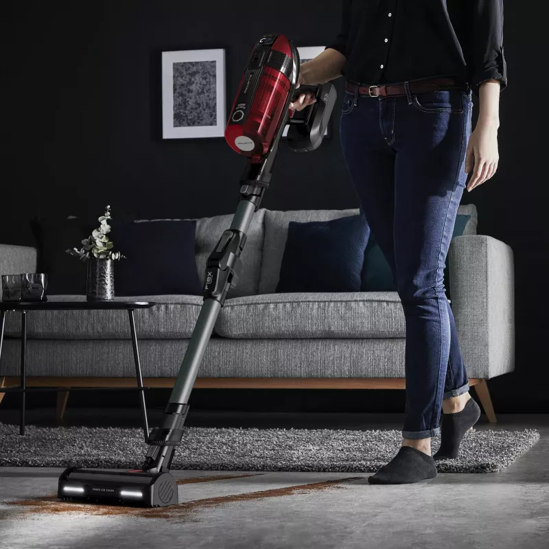 Rowenta RH98A8 2-in-1 stick vacuum Battery Dry Bagless 0.9 L 320 W Red, Grey