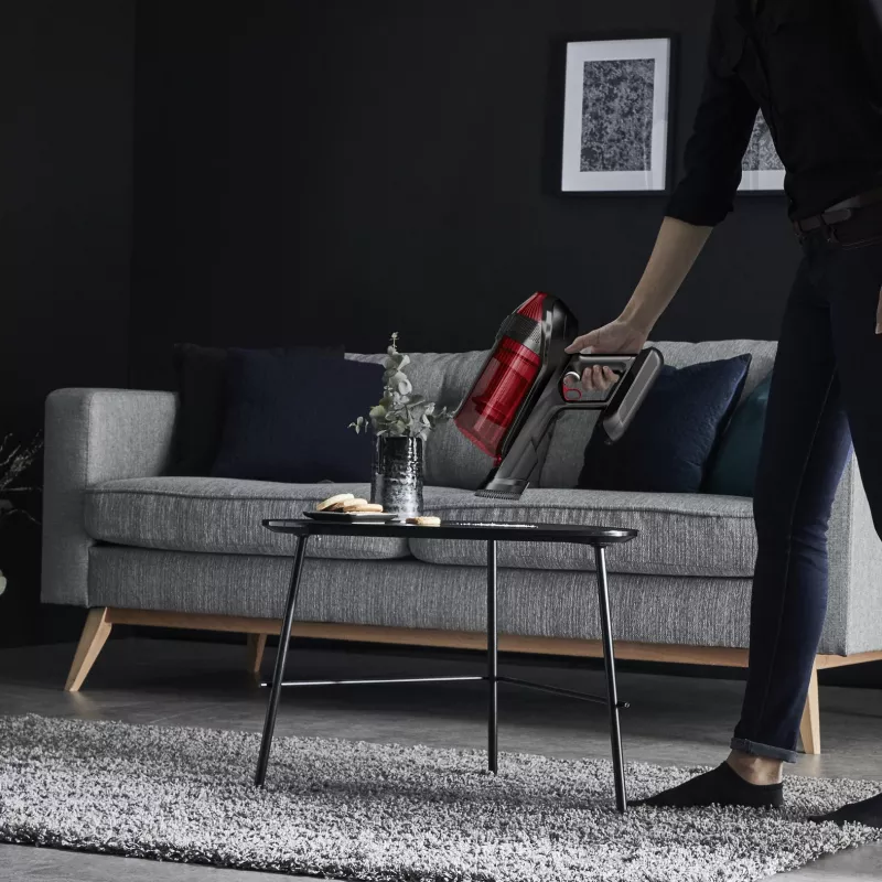 Rowenta RH98A8 2-in-1 stick vacuum Battery Dry Bagless 0.9 L 320 W Red, Grey