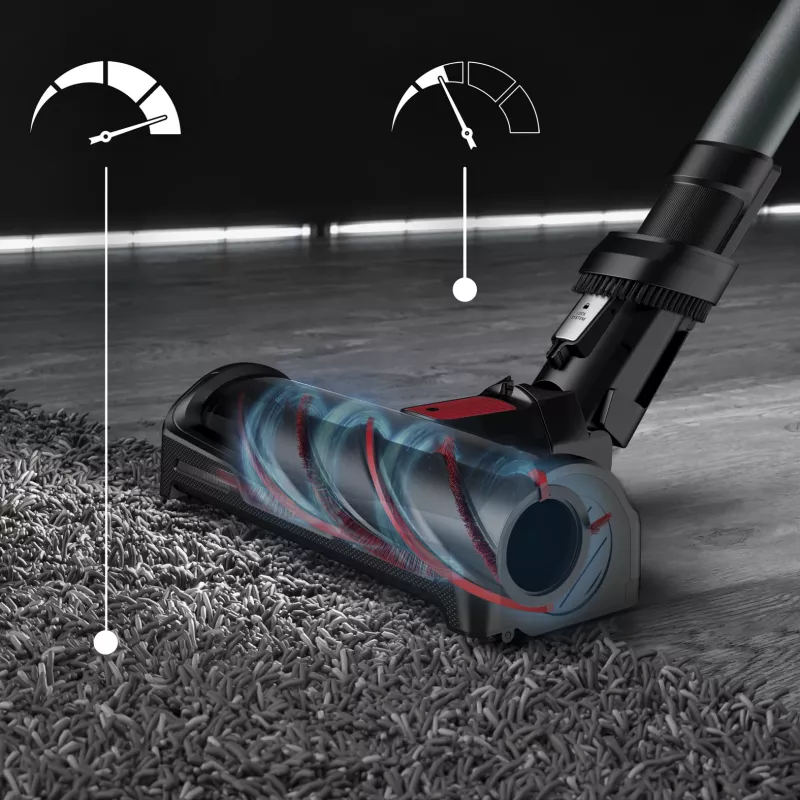Rowenta RH98A8 2-in-1 stick vacuum Battery Dry Bagless 0.9 L 320 W Red, Grey