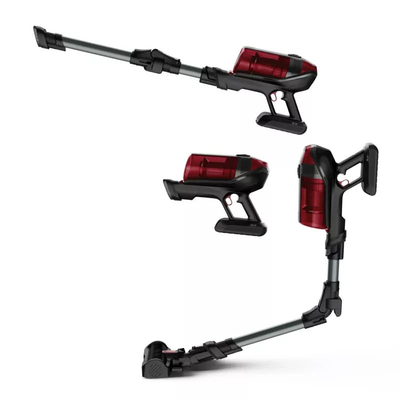 Rowenta RH98A8 2-in-1 stick vacuum Battery Dry Bagless 0.9 L 320 W Red, Grey