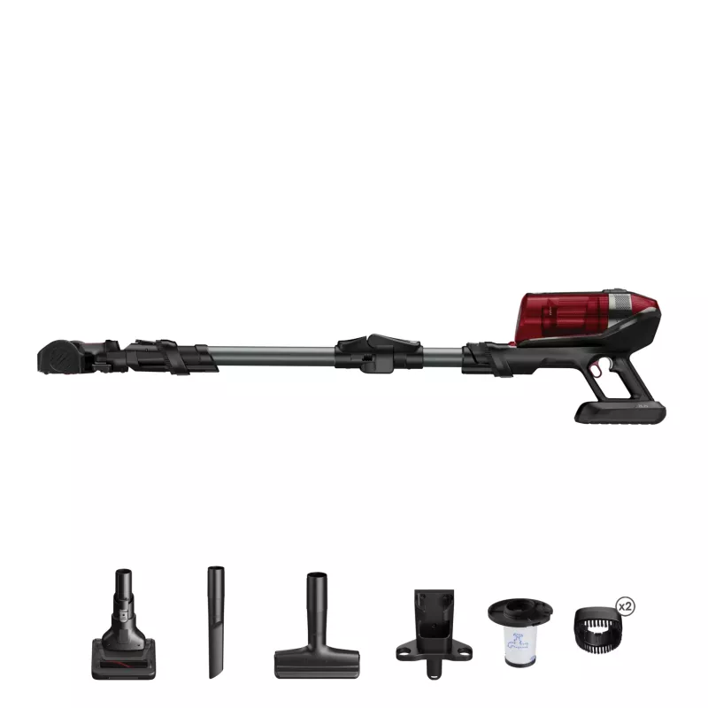 Rowenta RH98A8 2-in-1 stick vacuum Battery Dry Bagless 0.9 L 320 W Red, Grey