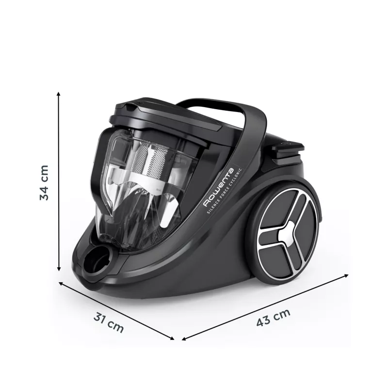 Cylinder vacuum Rowenta Silence Force RO7935 — 500 W, bagless cyclonic, 2.5 L, HEPA, 59 dB