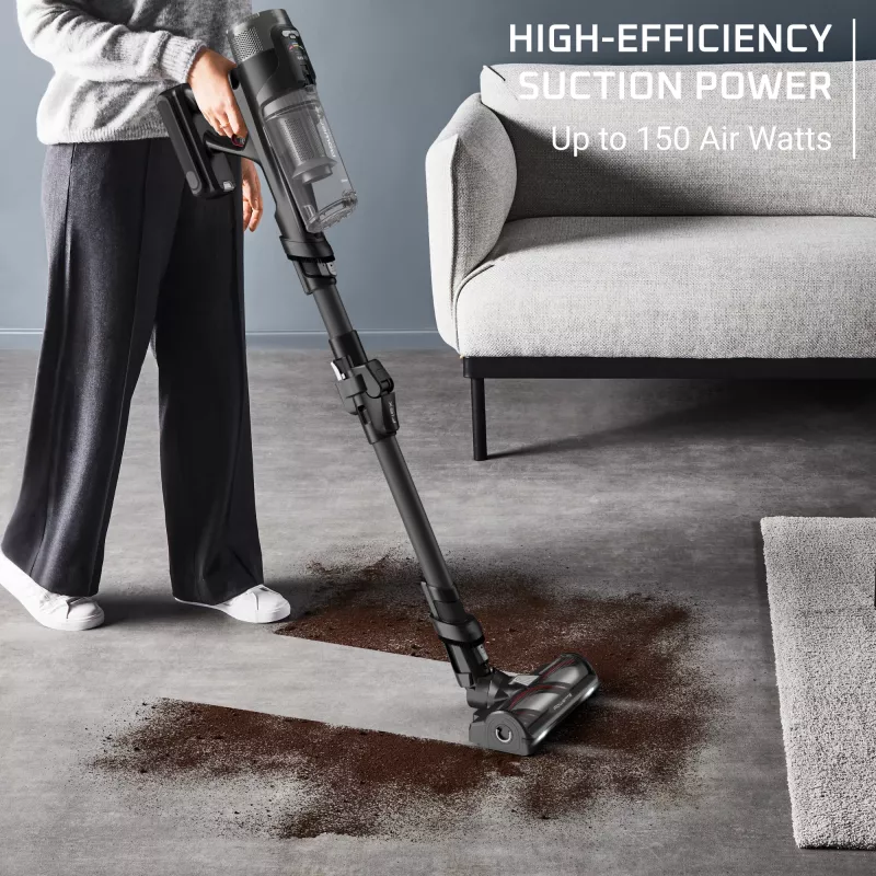 Rowenta X-Force Flex RH9L55E0 stick vacuum/electric broom 2-in-1 stick vacuum Battery Dry Bagless 0.65 L Black